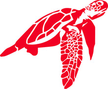 Load image into Gallery viewer, Swimming Sea Turtle Mahalo Sticker - 3 size options