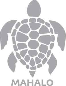 Sea Turtle Mahalo Sticker - 3 size options