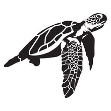 Load image into Gallery viewer, Swimming Sea Turtle Mahalo Sticker - 3 size options