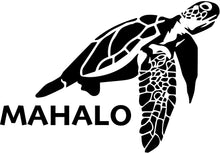 Load image into Gallery viewer, Swimming Sea Turtle Mahalo Sticker - 3 size options