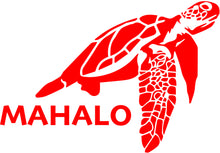 Load image into Gallery viewer, Swimming Sea Turtle Mahalo Sticker - 3 size options
